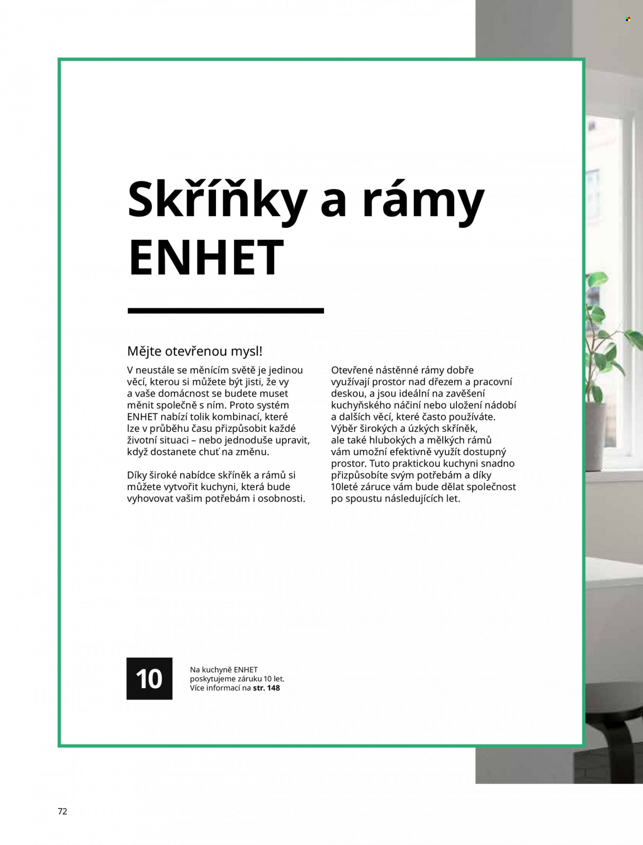 Leták IKEA. Strana 72.
