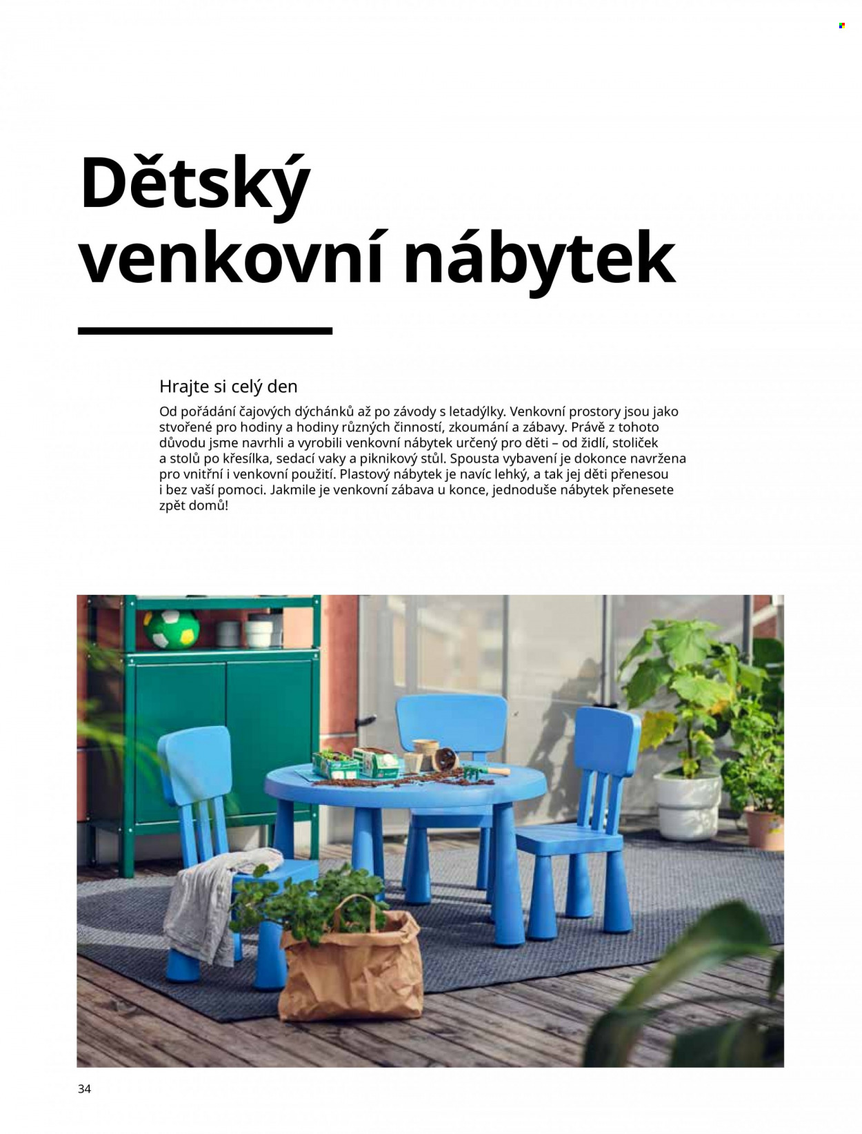 Leták IKEA. Strana 34.