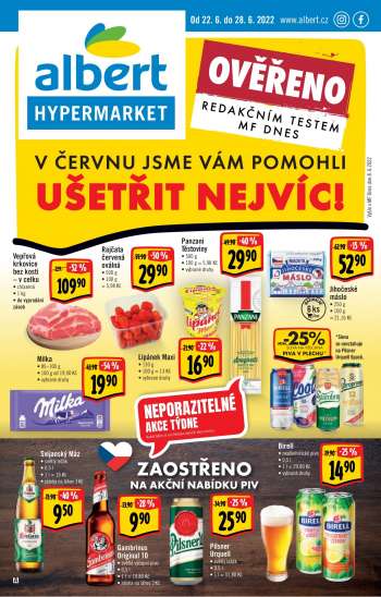 Letáky Albert Hypermarket Ústí nad Labem