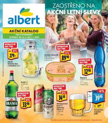 Leták Albert Hypermarket - 22.6.2022 - 5.7.2022.