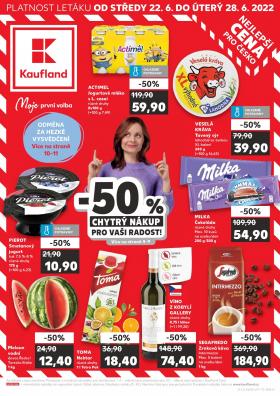 Kaufland - 50% na chytrý nákup pro vaši radost!
