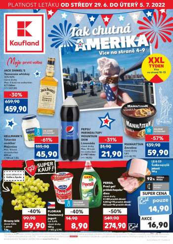 Leták Kaufland - Tak chutná Amerika