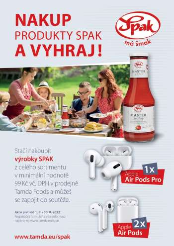 Leták Tamda Foods - 3.8.2022 - 9.8.2022.