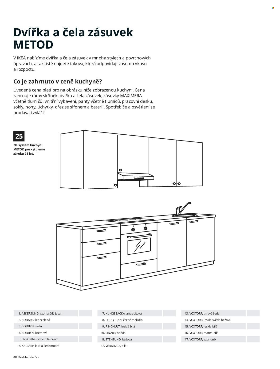 Leták IKEA. Strana 48.