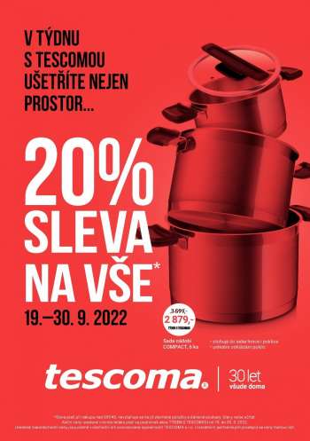 Leták Tescoma - 19.9.2022 - 30.9.2022.