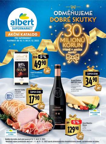 Leták Albert Supermarket - Odměňujeme dobré skutky
