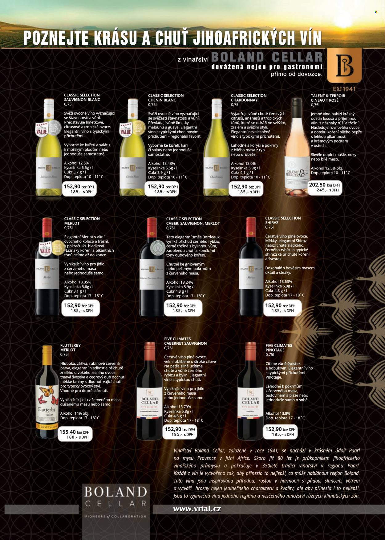 thumbnail - Leták Vrtal - Produkty v akci - ananas, kapr, alkohol, bílé víno, červené víno, Chardonnay, Merlot, víno. Strana 2.