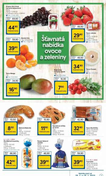 Leták TESCO supermarket - 25.1.2023 - 31.1.2023.