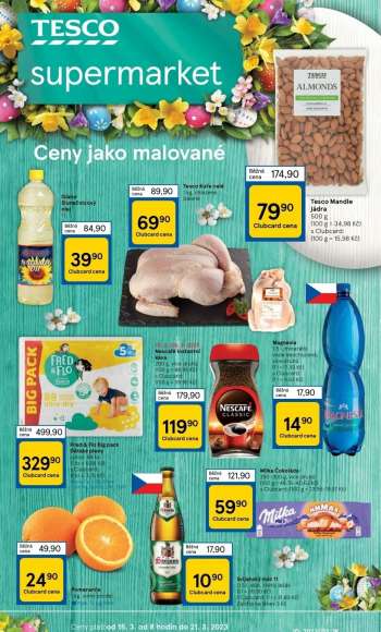 Leták TESCO supermarket - 15.3.2023 - 21.3.2023.
