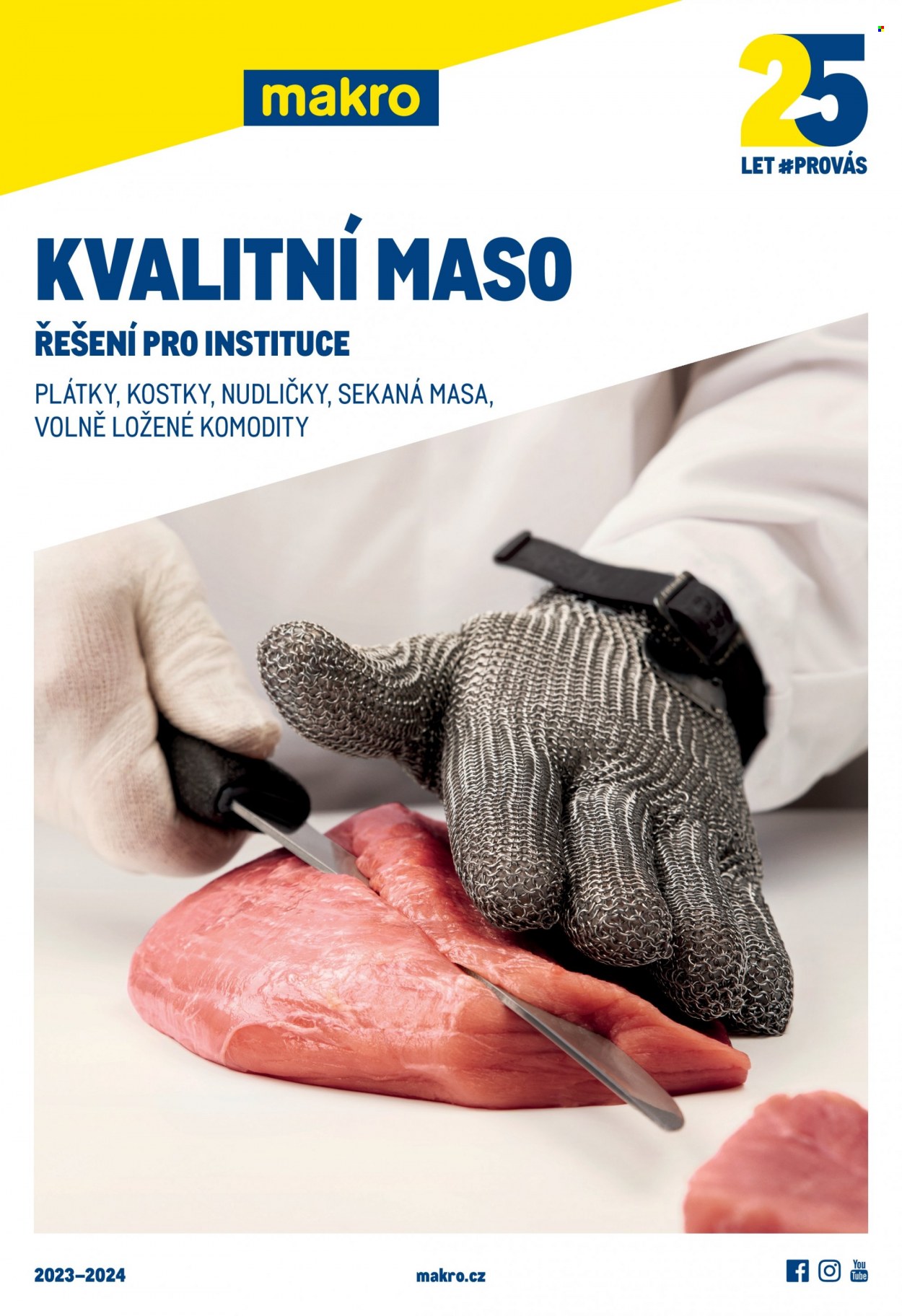 Leták MAKRO. Strana 1