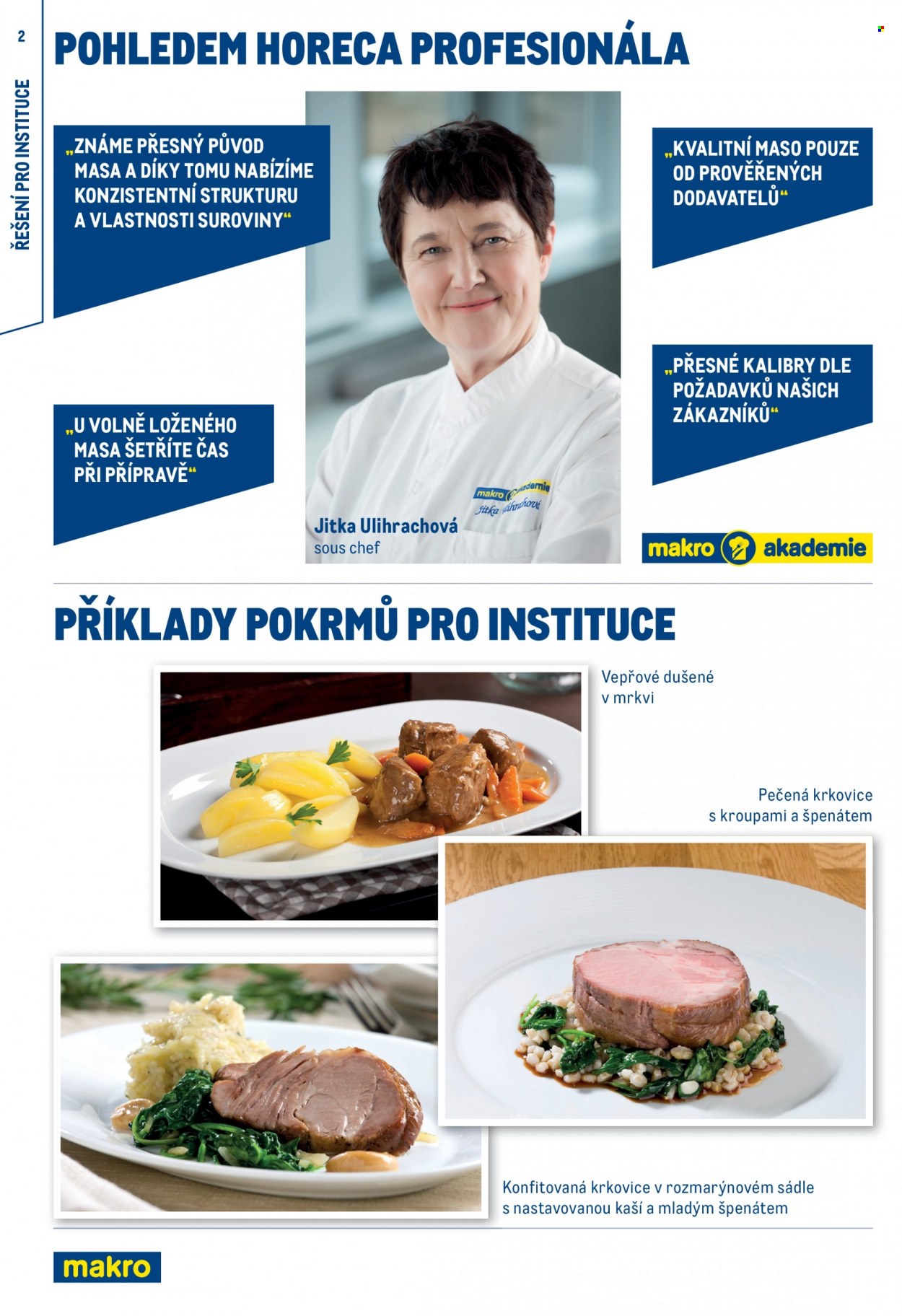 Leták MAKRO. Strana 2