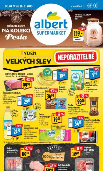 Letáky Albert Supermarket Pardubice