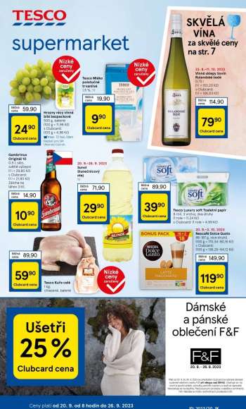 Letáky TESCO supermarket Frýdek-Místek
