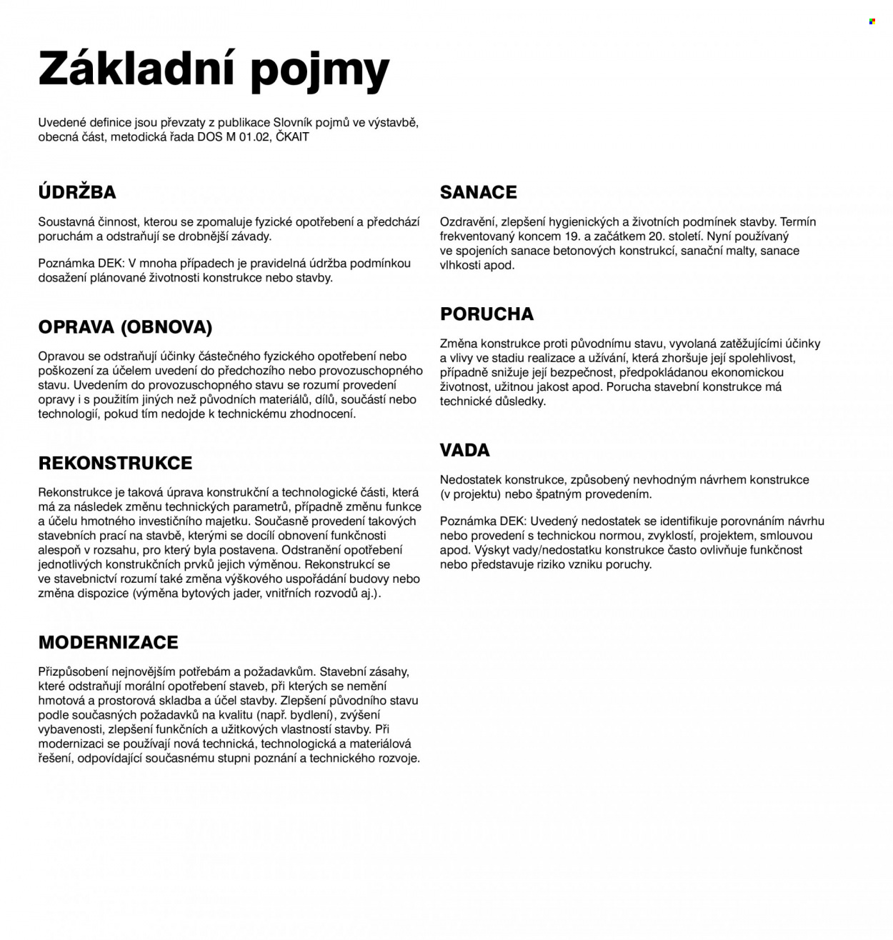 thumbnail - Leták DEK - Produkty v akci - slovník. Strana 4.