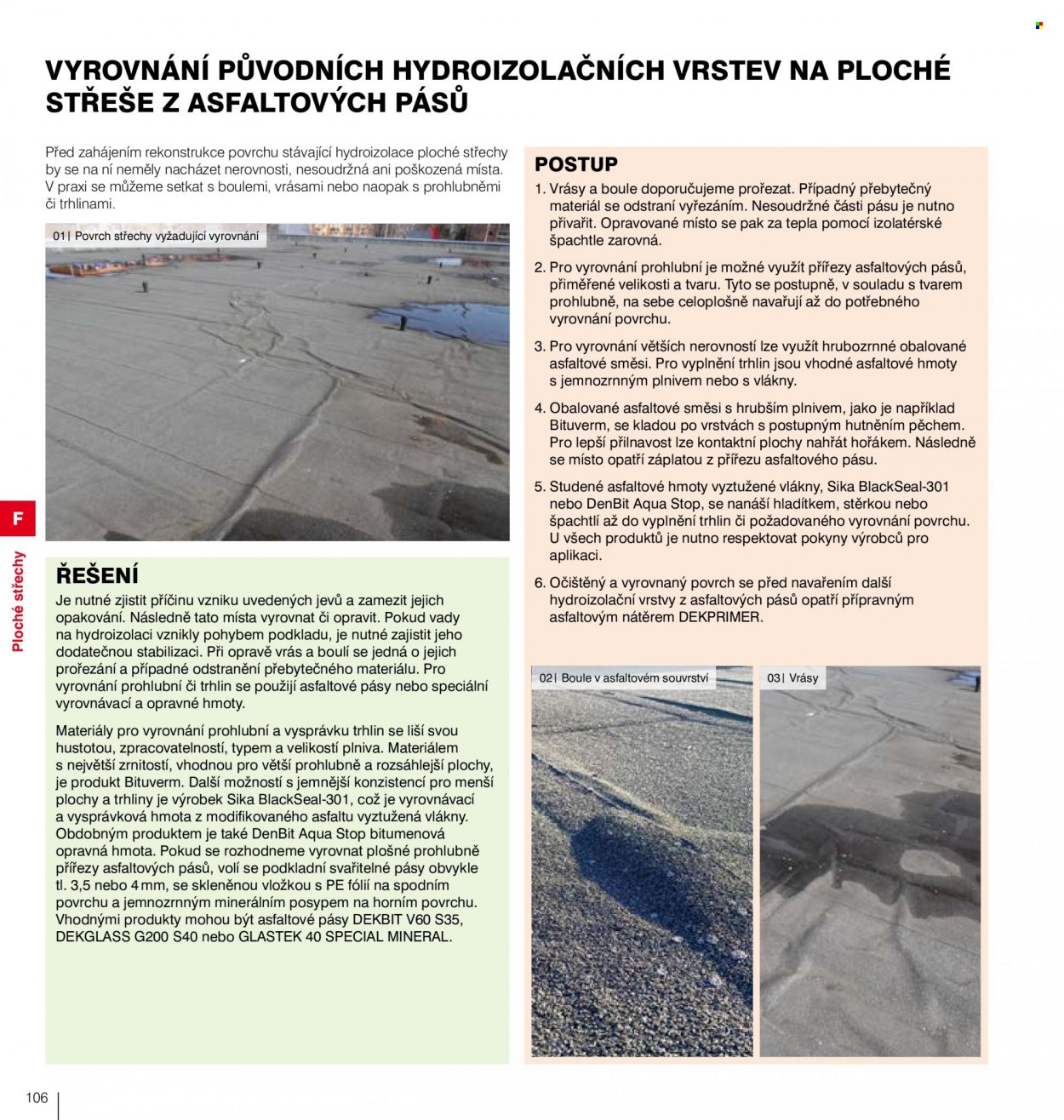thumbnail - Leták DEK - Produkty v akci - Sika, asfaltové pásy, hydroizolace. Strana 108.