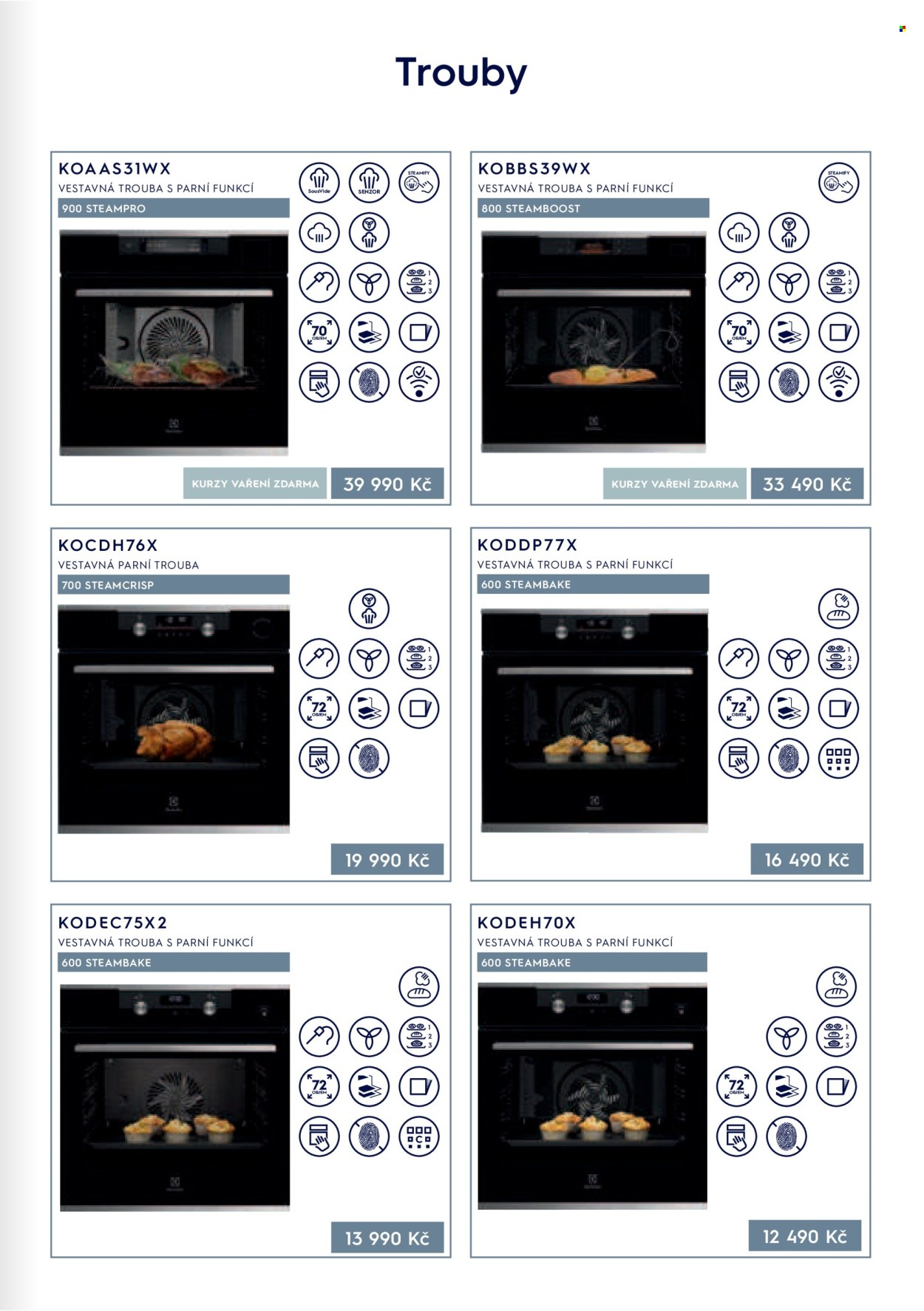 thumbnail - Leták MÖBELIX - Produkty v akci - teploměr na maso, solná deska, Electrolux, vařič sous-vide, deska, vakuovačka. Strana 7.