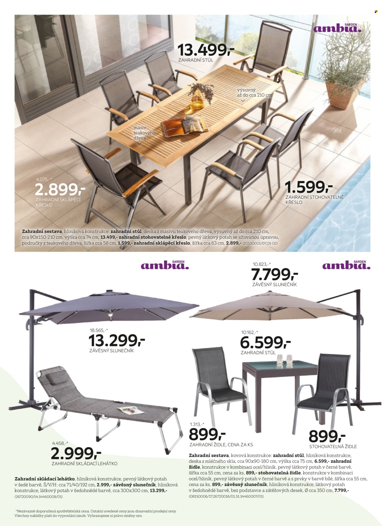 thumbnail - Leták XXXLutz - 3.3.2024 - 31.12.2024 - Produkty v akci - židle, zahradní nábytek, zahradní stůl, lehátko, zahradní lehátko, zahradní židle, slunečník. Strana 10.