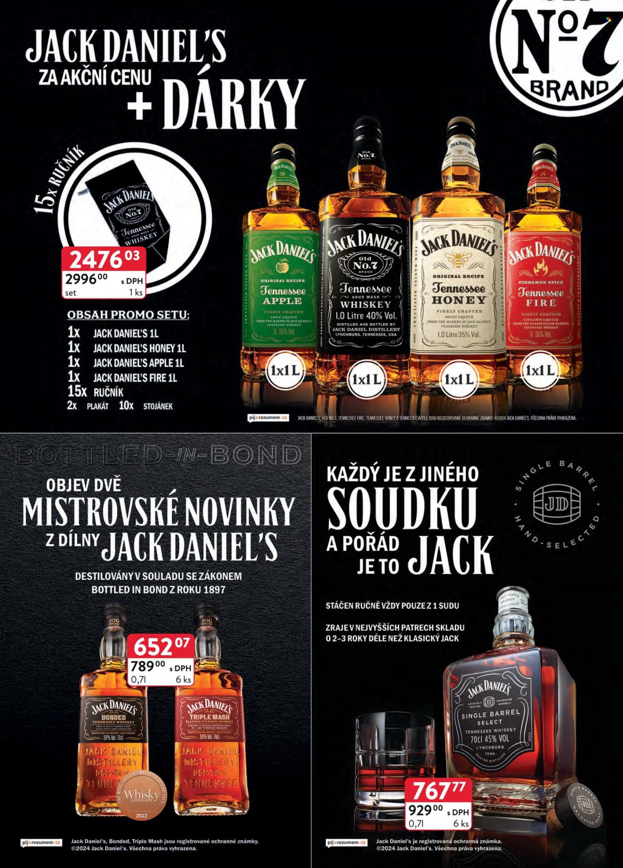 thumbnail - Leták Astur & Qanto velkoobchod - 1.4.2024 - 30.4.2024 - Produkty v akci - alkohol, whisky, Jack Daniel’s. Strana 22.