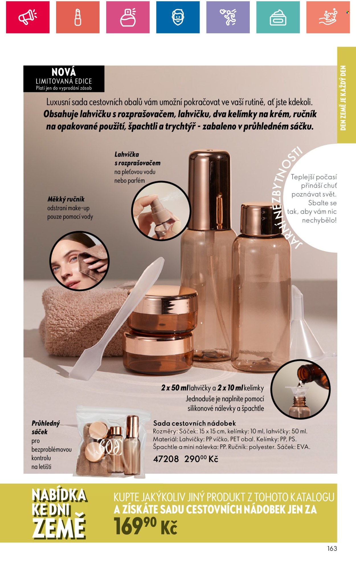 thumbnail - Leták ORIFLAME - 16.4.2024 - 6.5.2024 - Produkty v akci - krém, parfém, make-up, ručník. Strana 163.
