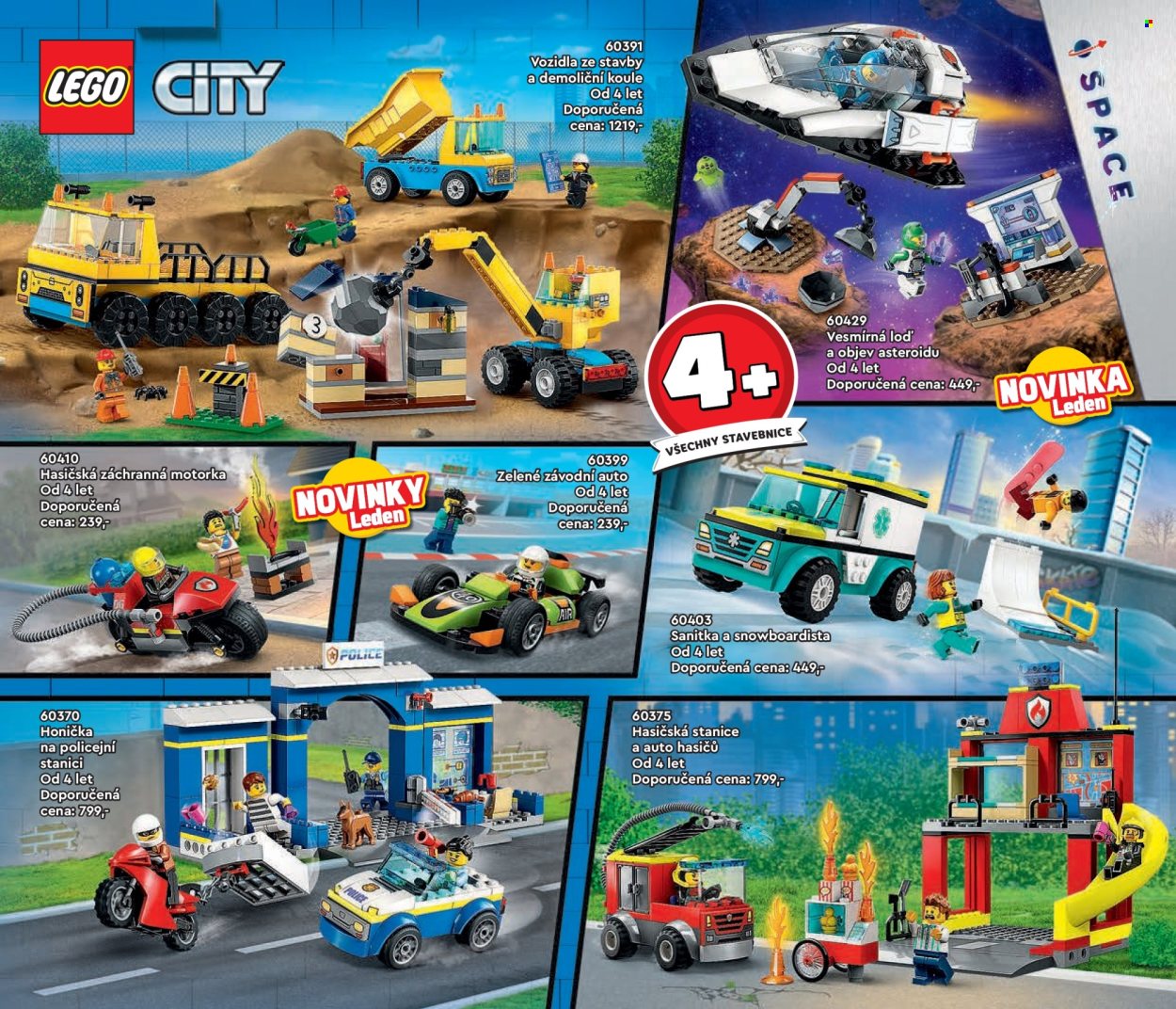 thumbnail - Leták Pompo - 1.1.2024 - 31.5.2024 - Produkty v akci - motorka, LEGO, LEGO City, sanitka, stavebnice, autíčko, hračky. Strana 20.