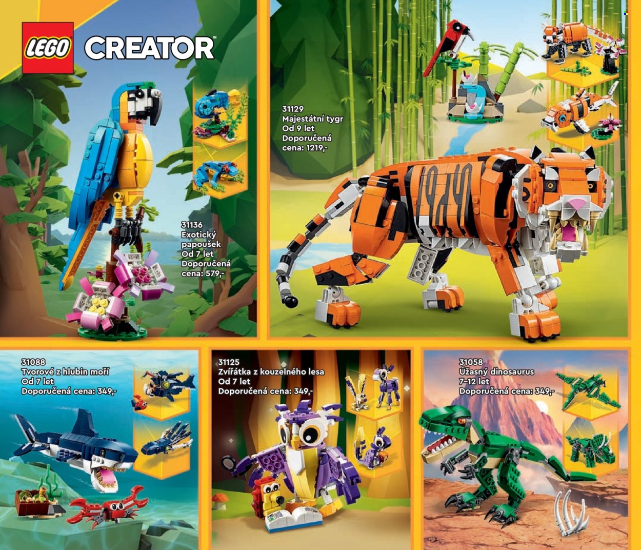 thumbnail - Leták Pompo - 1.1.2024 - 31.5.2024 - Produkty v akci - LEGO, LEGO Creator, stavebnice, zvířátko, plyšová hračka. Strana 50.