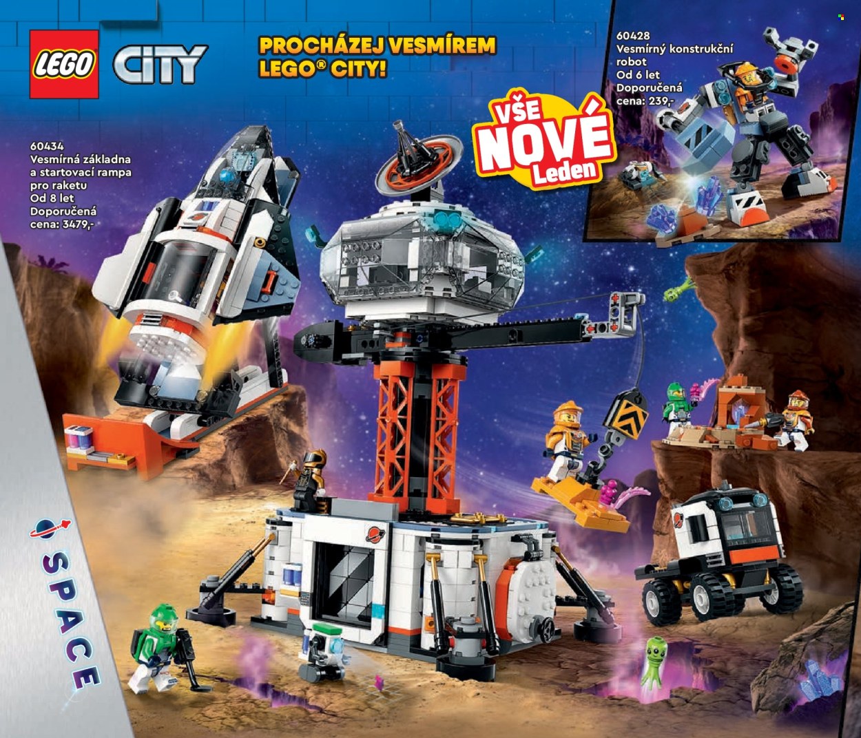 thumbnail - Leták Pompo - 1.1.2024 - 31.5.2024 - Produkty v akci - LEGO, LEGO City, stavebnice, robot. Strana 52.
