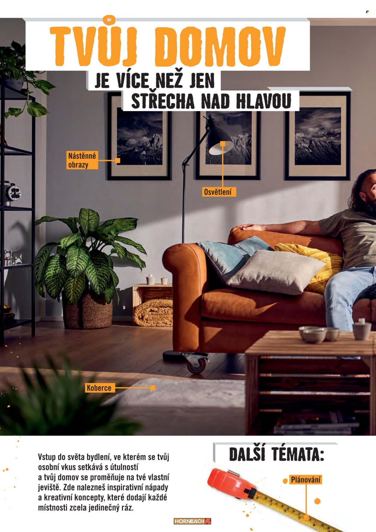 Leták HORNBACH. Strana 1