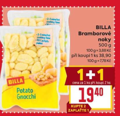 BILLA Bramborové noky