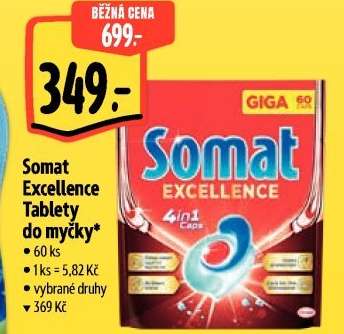 Somat Excellence tablety do myčky