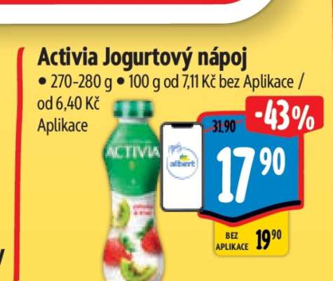 Activia jogurtový nápoj