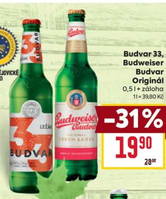 Budvar 33, Budweiser Budvar Original