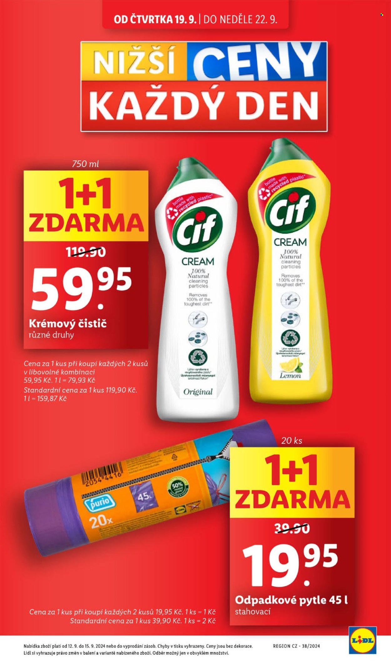 Leták Lidl - 19.9.2024 - 22.9.2024. Strana 9