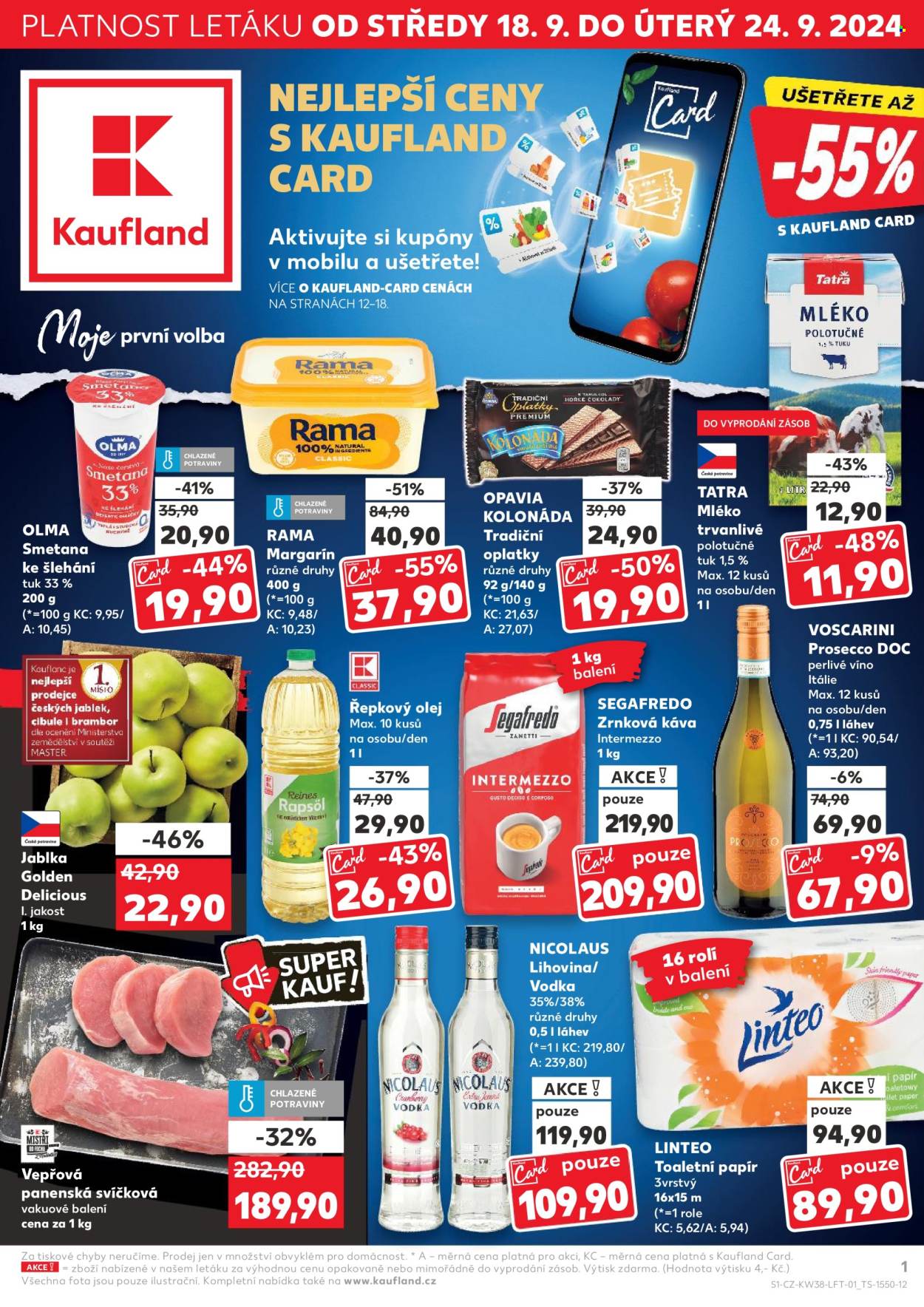 Leták Kaufland - 18.9.2024 - 24.9.2024. Strana 1