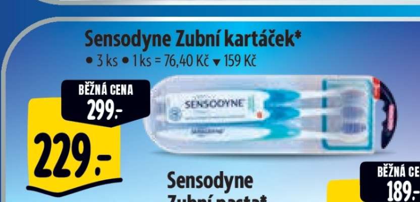 Sensodyne zubní kartáček