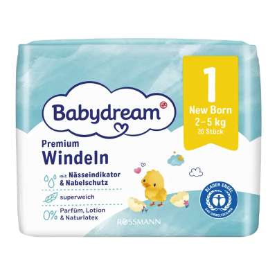 Babydream Plenky Newborn 2 - 5 kg vel. 1