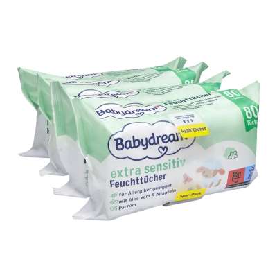 Babydream Vlhčené ubrousky extra sensitive