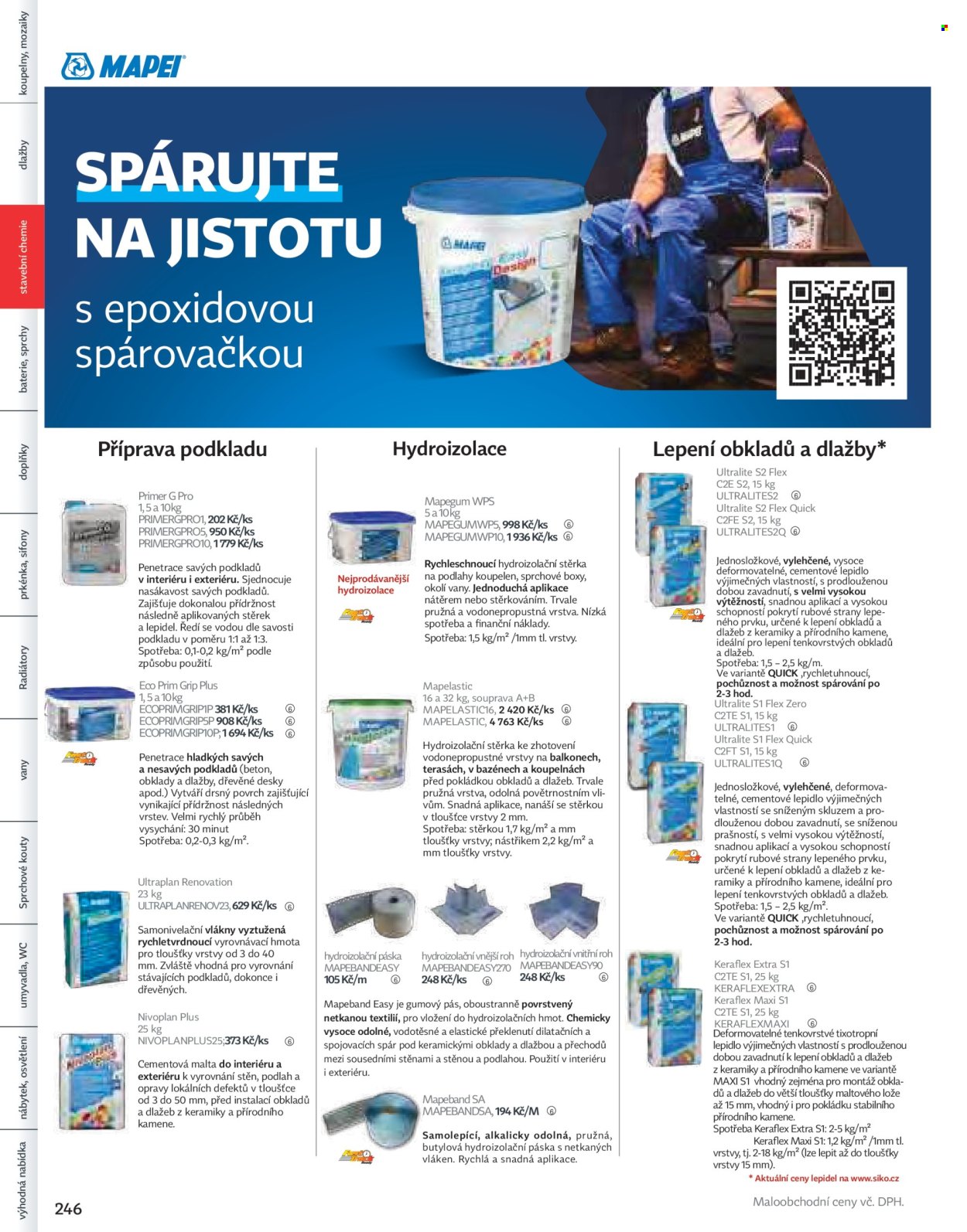Leták SIKO KOUPELNY. Strana 1