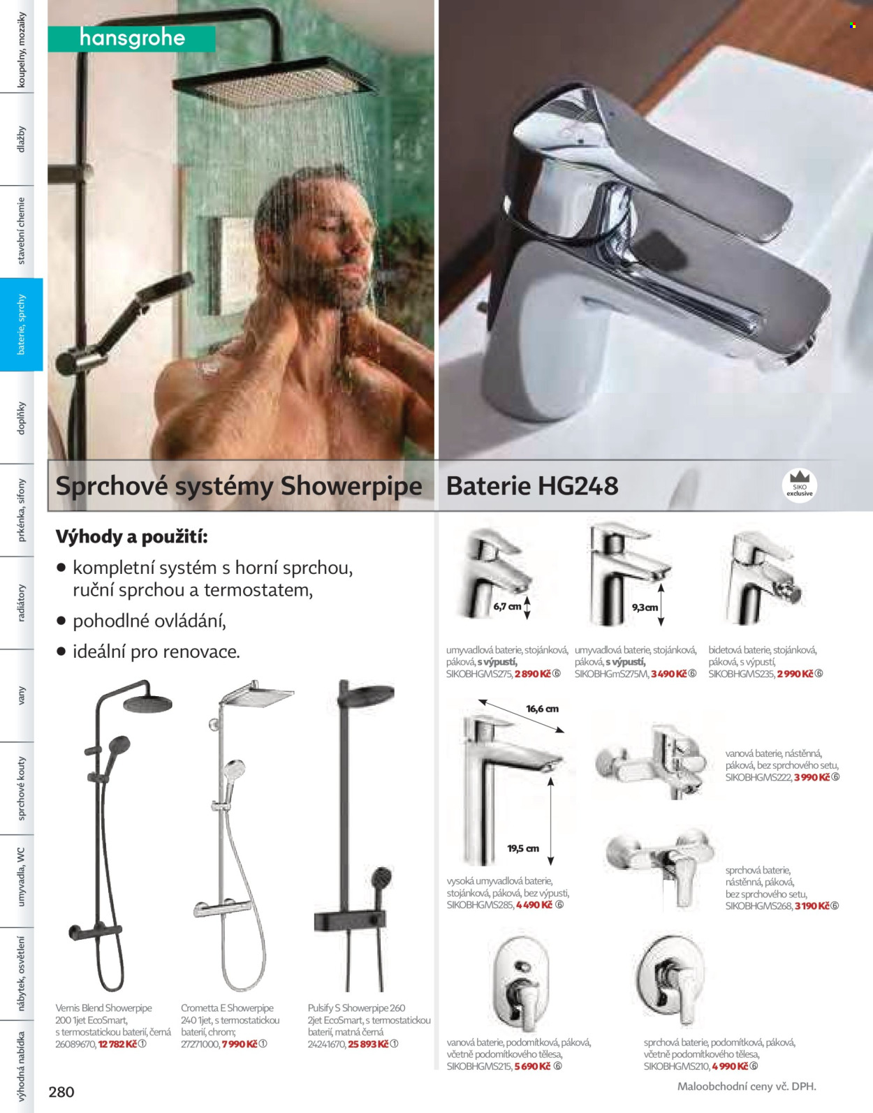 Leták SIKO KOUPELNY. Strana 1