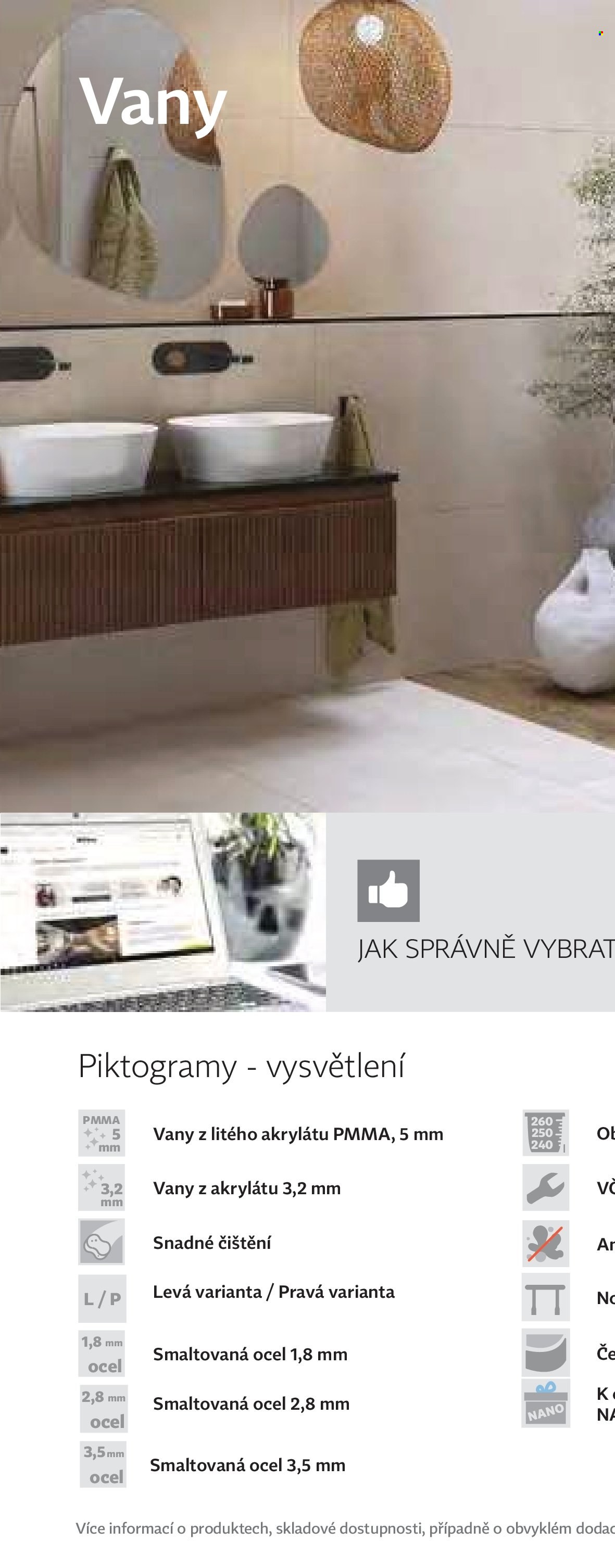 Leták SIKO KOUPELNY. Strana 1