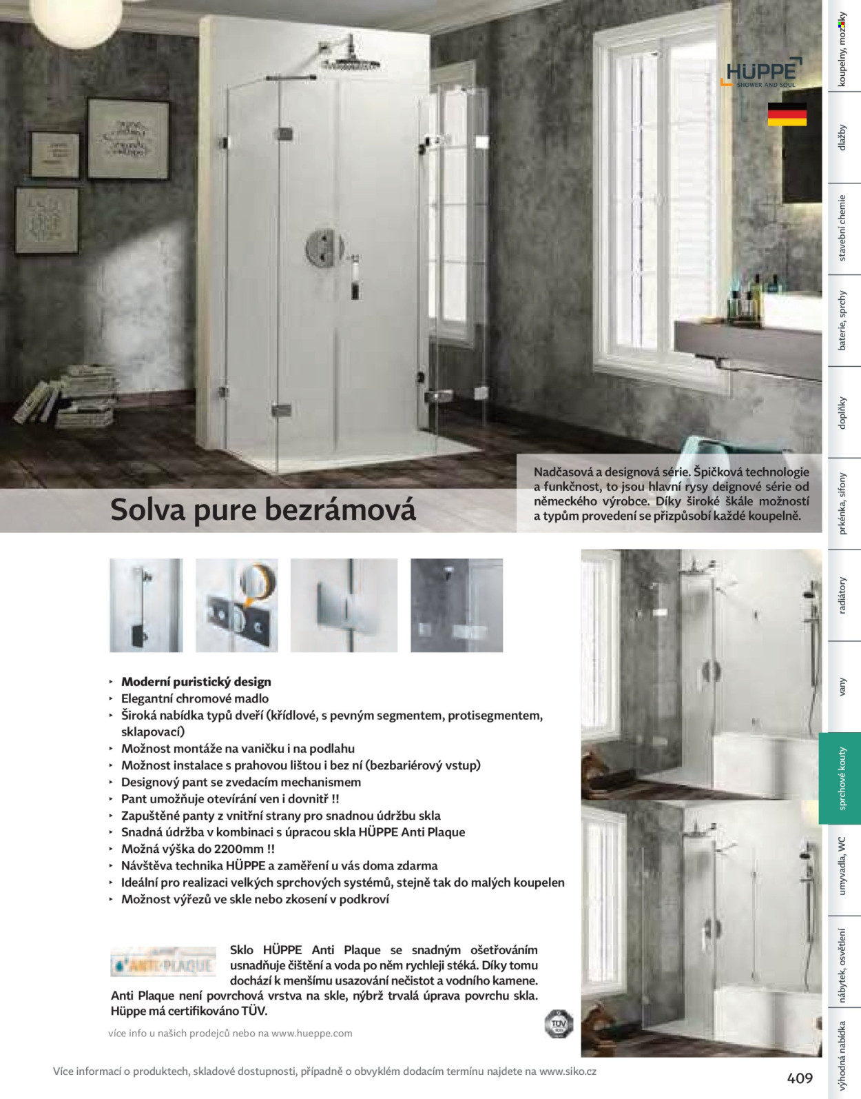 Leták SIKO KOUPELNY. Strana 1