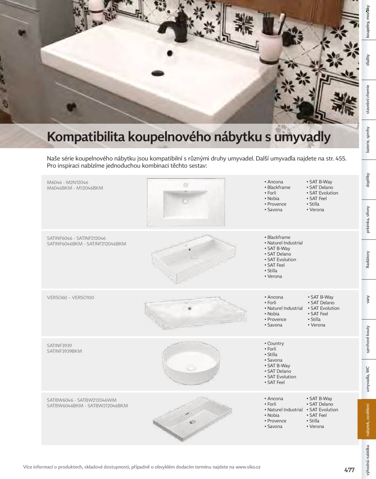 Leták SIKO KOUPELNY. Strana 1