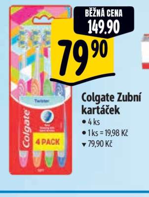 Colgate zubní kartáček**