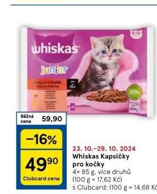 Whiskas kapsičky pro kočky