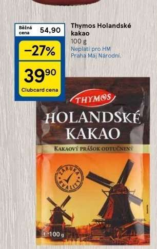 Thymos Holandské kakao