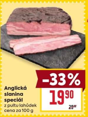 Anglická slanina speciál