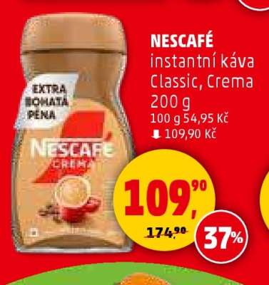 NESCAFÉ instantní káva Classic, Crema