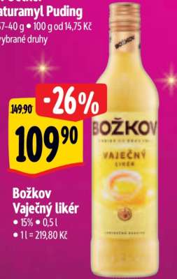 Božkov Vaječný likér