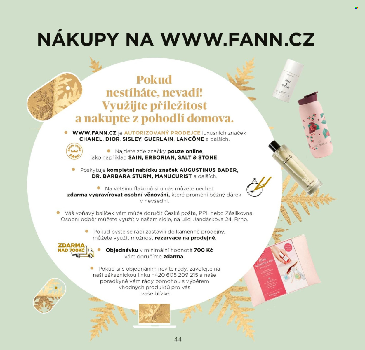 Leták FAnn parfumerie - 1.11.2024 - 31.12.2024. Strana 1