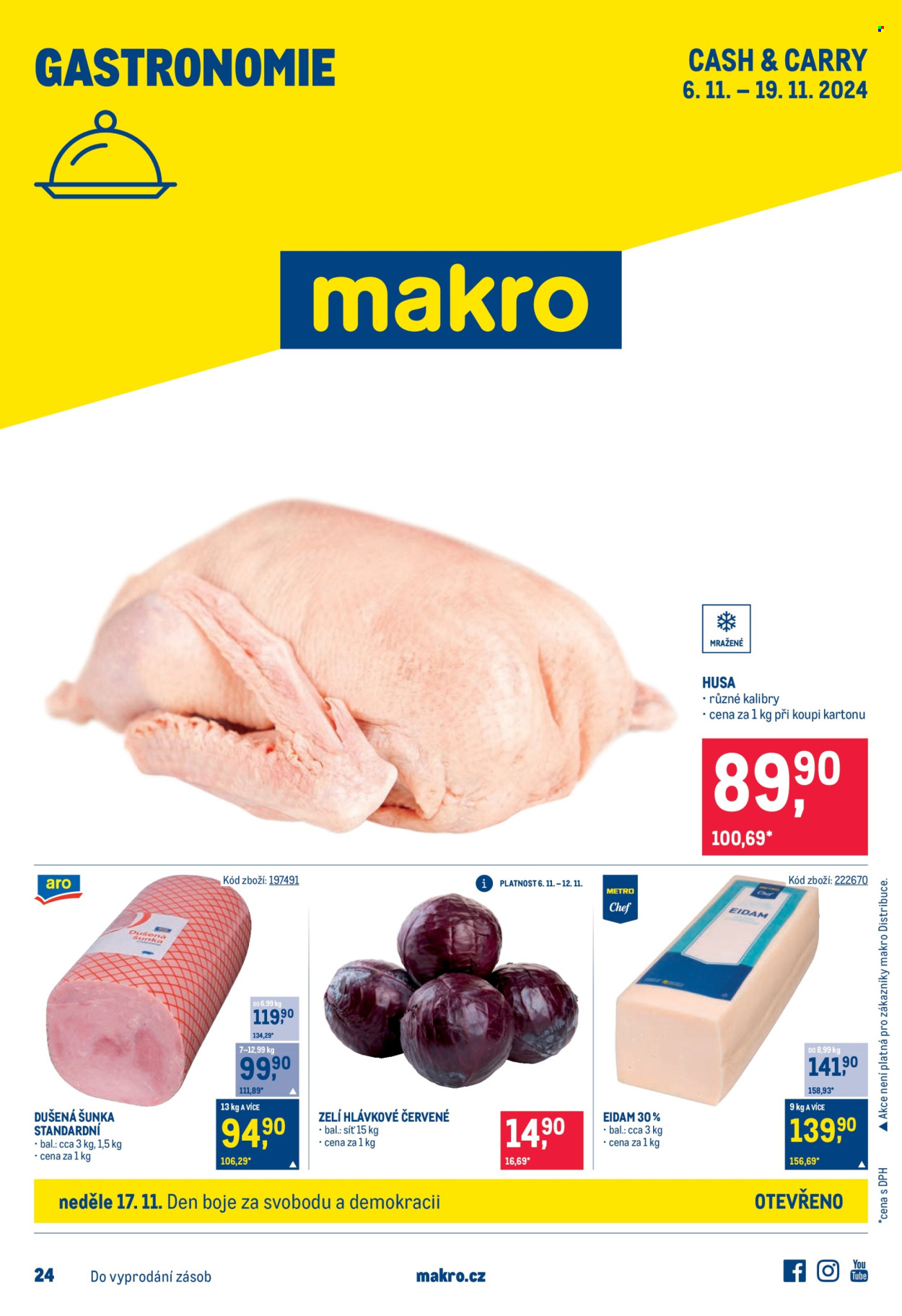 Leták MAKRO - 6.11.2024 - 19.11.2024. Strana 1