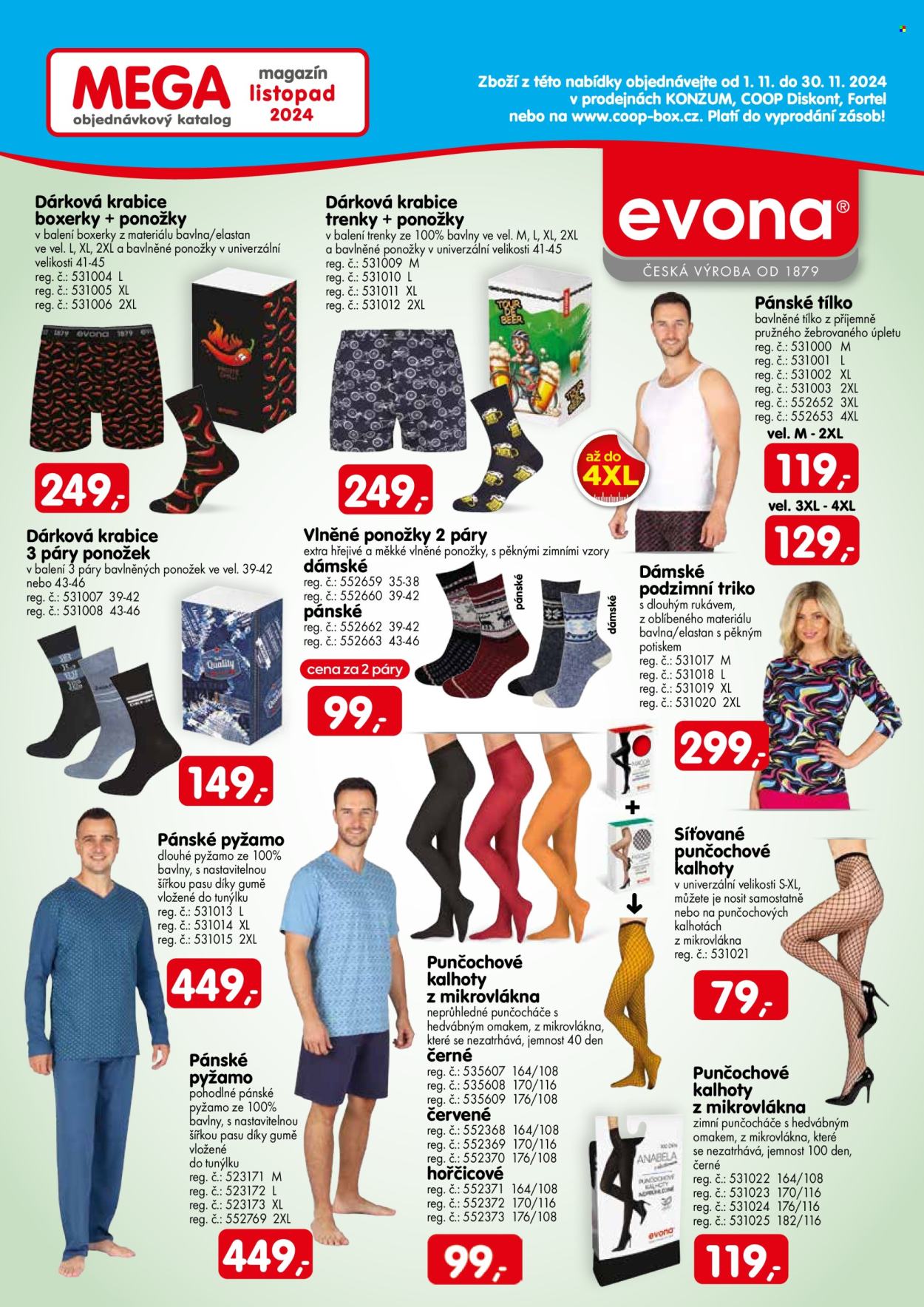 Leták Konzum - 1.11.2024 - 30.11.2024. Strana 1